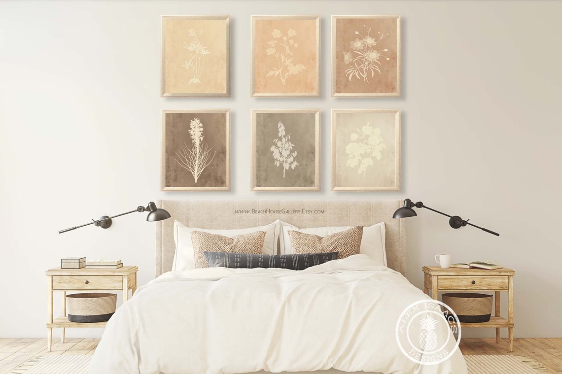 Boho Bedroom Decor Bohemian Wall Art Rustic Farmhouse Etsy