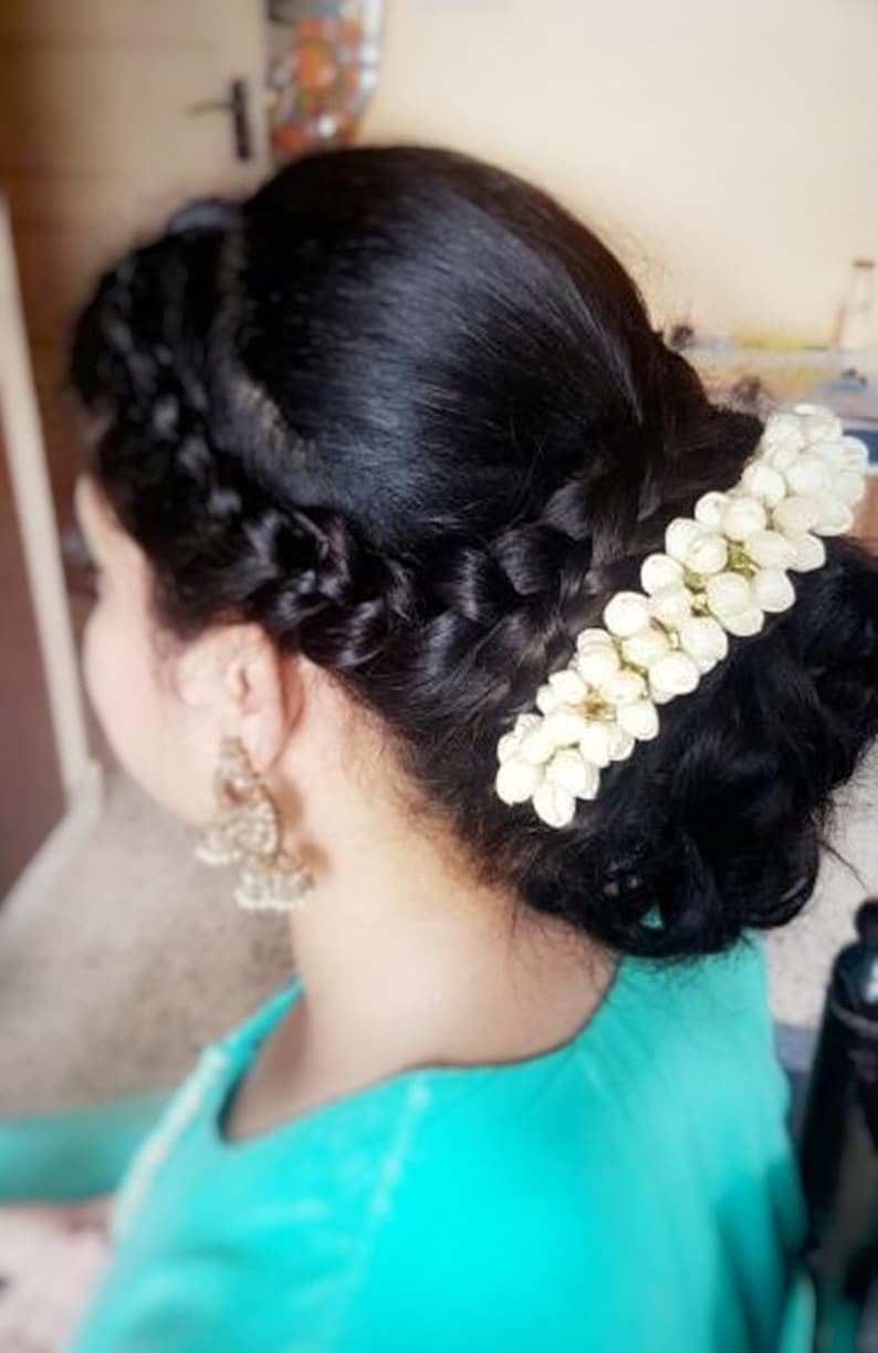 Mogra Kali Gajra Gajra for Hair Indian Wedding Gajra Indian Etsy