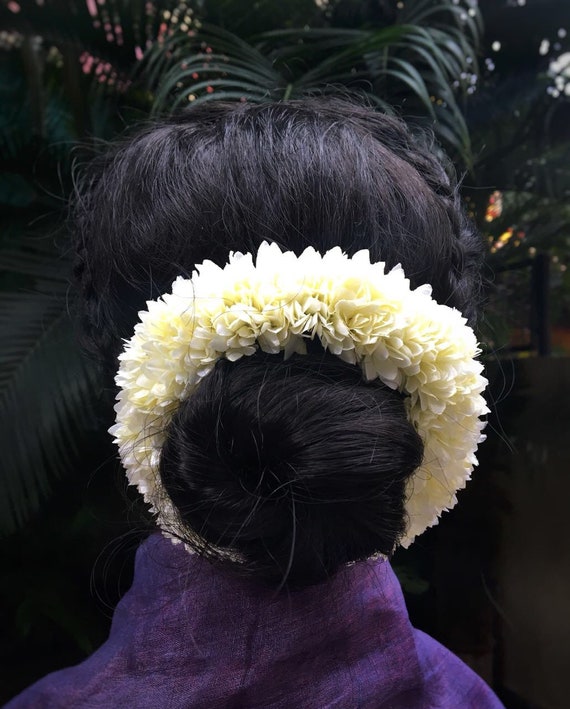 Single Tone Gajras Gajra For Hair Indian Wedding Gajra Etsy