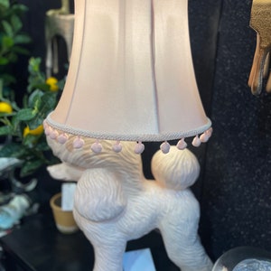 Pink Poodle table lamp - AVAILABLE