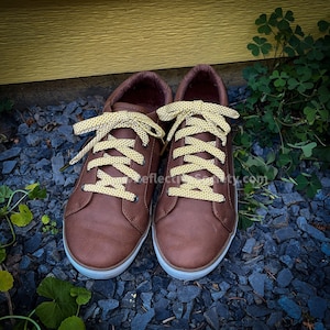 Reflective Shoelaces | 45&quot; Sneaker Shoelaces | Bright Shoelaces | Flat Laces  || LGBT Owned Brand