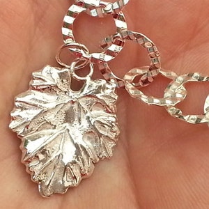 Leaves bracelte, charms bracelet, silver leaves bracelet