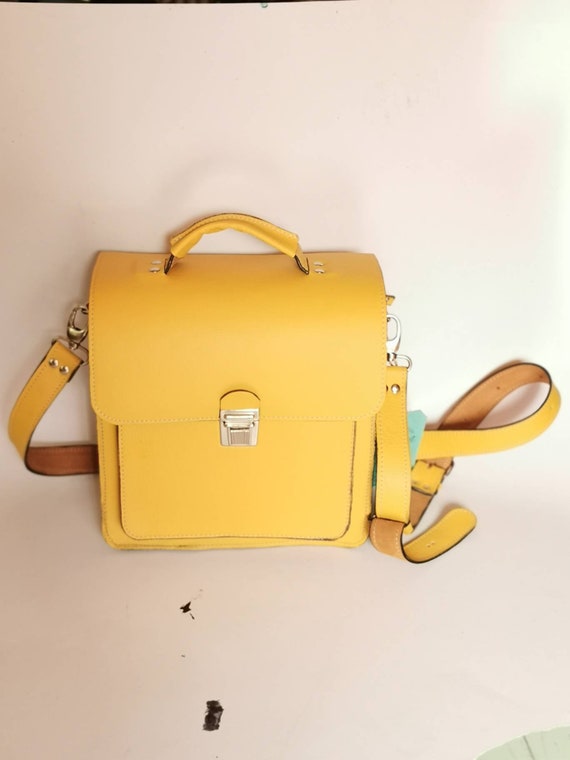 yellow luxury bag