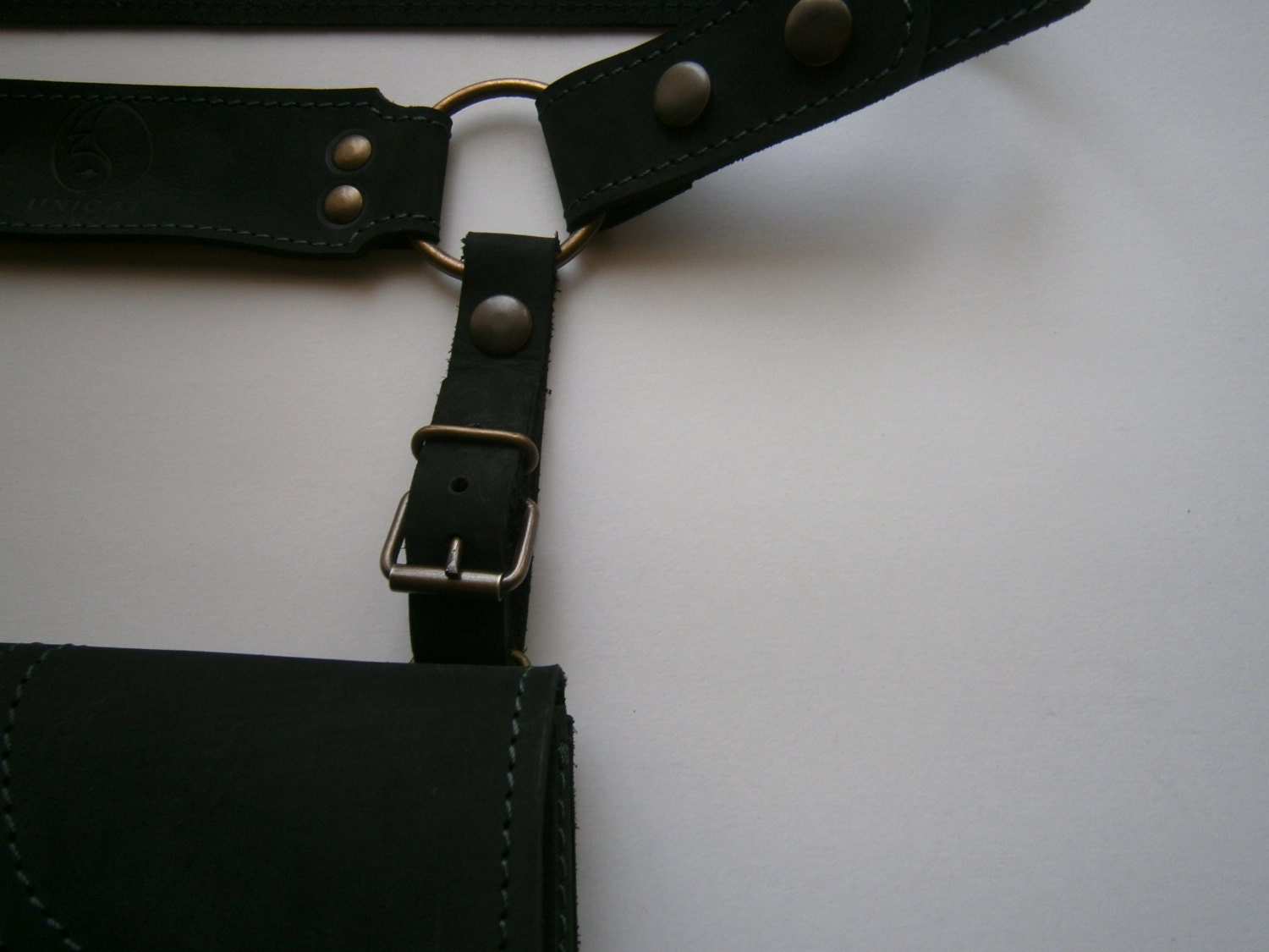 leather hip purse belt