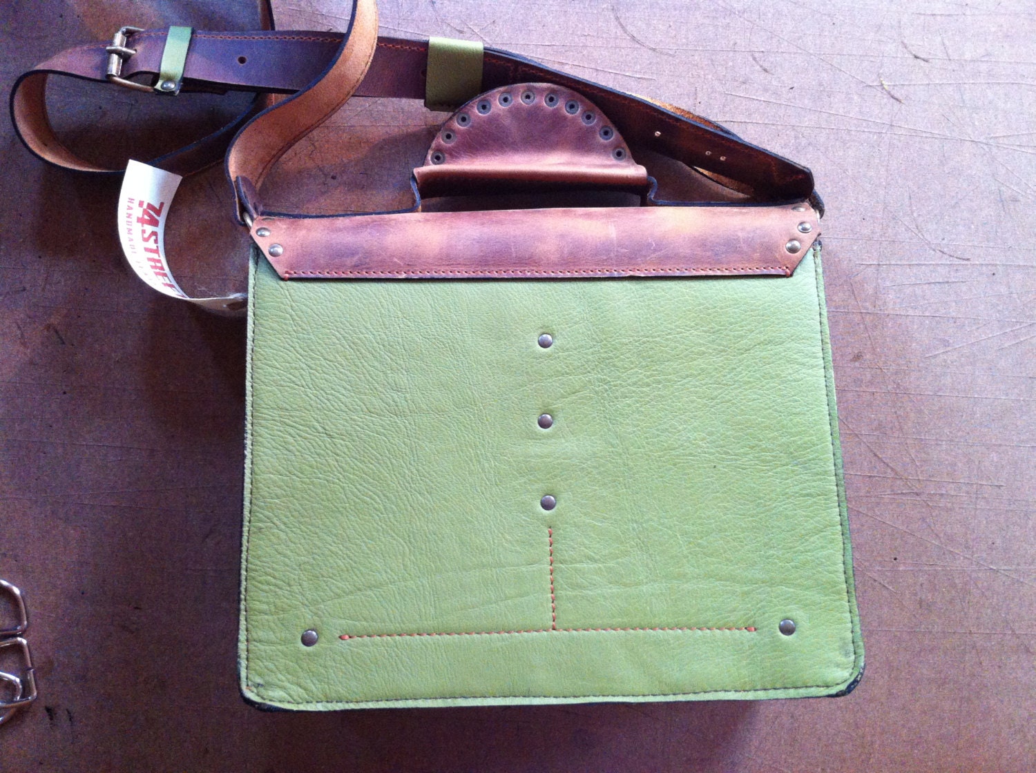 Olive Full Grain Leather Briefcase Olive Leather Bag Leather Etsy