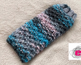 Handytasche , Iphonehülle, Handysocke gestrickt, Universalgröße L