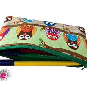 Pencil pouch owls image 2