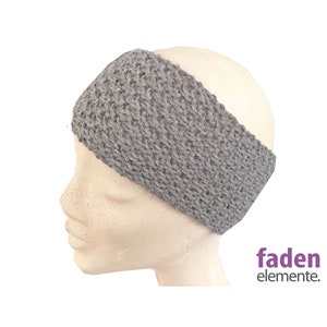 Peut inclure: Bandeau en tricot gris pour femmes. Le bandeau est fait d'un matériau doux et chaud, idéal pour garder vos oreilles au chaud en hiver.