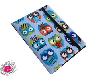 e-reader pouch, sleeve for ebookreader, owls