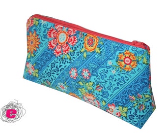 Toiletbag, Zipper Pouch oceanflowers