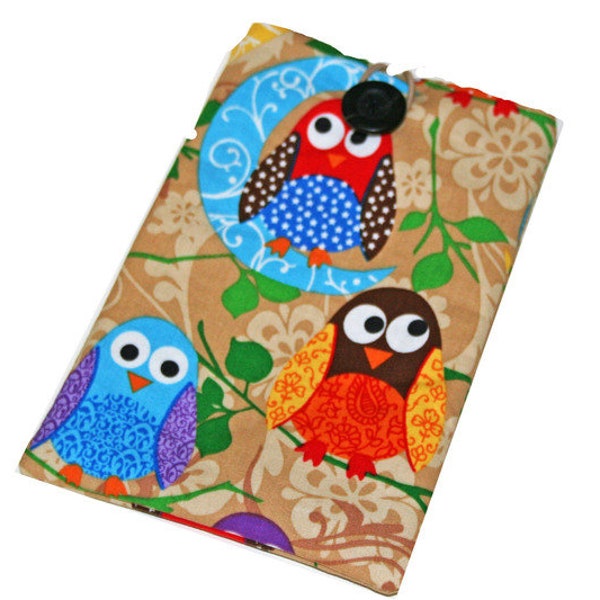 e-reader pouch owls, sleeve for ebookreader