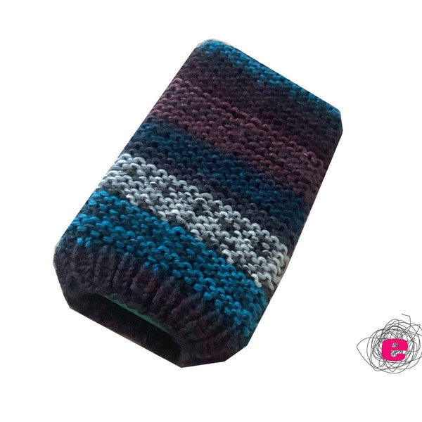 Handytasche , Iphonehülle, Handysocke gestrickt, Universalgröße M