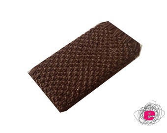 Handytasche , Iphonehülle, Handysocke gestrickt Zopfmuster, Universalgröße
