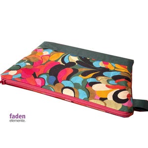 Tablethülle, Tablettasche retro bunt, Etui für Tablet