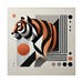 Tiger Big Cat Abstract Minimalist Bauhaus Art Wall Poster Animal ...