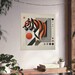 Tiger Big Cat Abstract Minimalist Bauhaus Art Wall Poster Animal ...