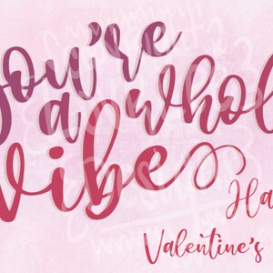 Digitale Valentijnsdag Kaart / Leuke E-card Valentijnsdag / Trendy Valentijnskaart / Valentijnsdag E-kaart / Ik ben een hele vibe / Rode Valentijn