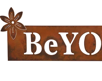 BeYOUtiful Metal Sign por Elizabeth Keith Designs