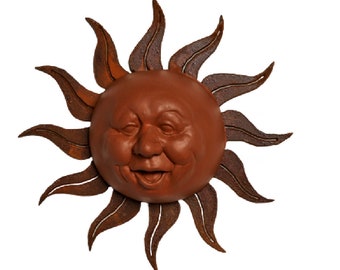 Little Joy Sun Face en Whirl Ray por Elizabeth Keith Designs