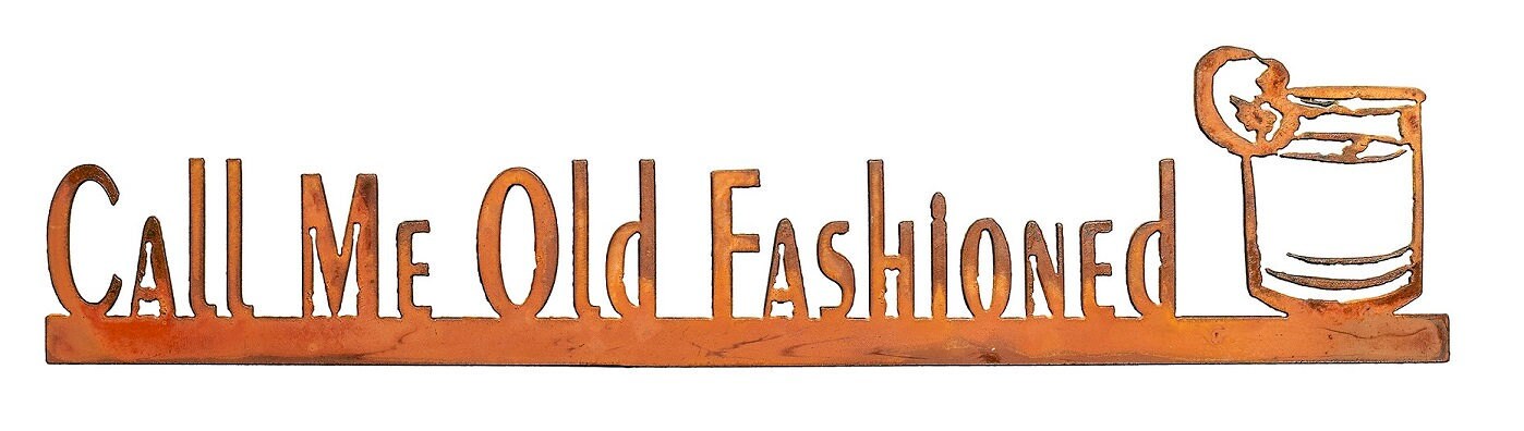 Call Me Old Fashioned Metal Sign by Elizabeth Keith Designs - Etsy