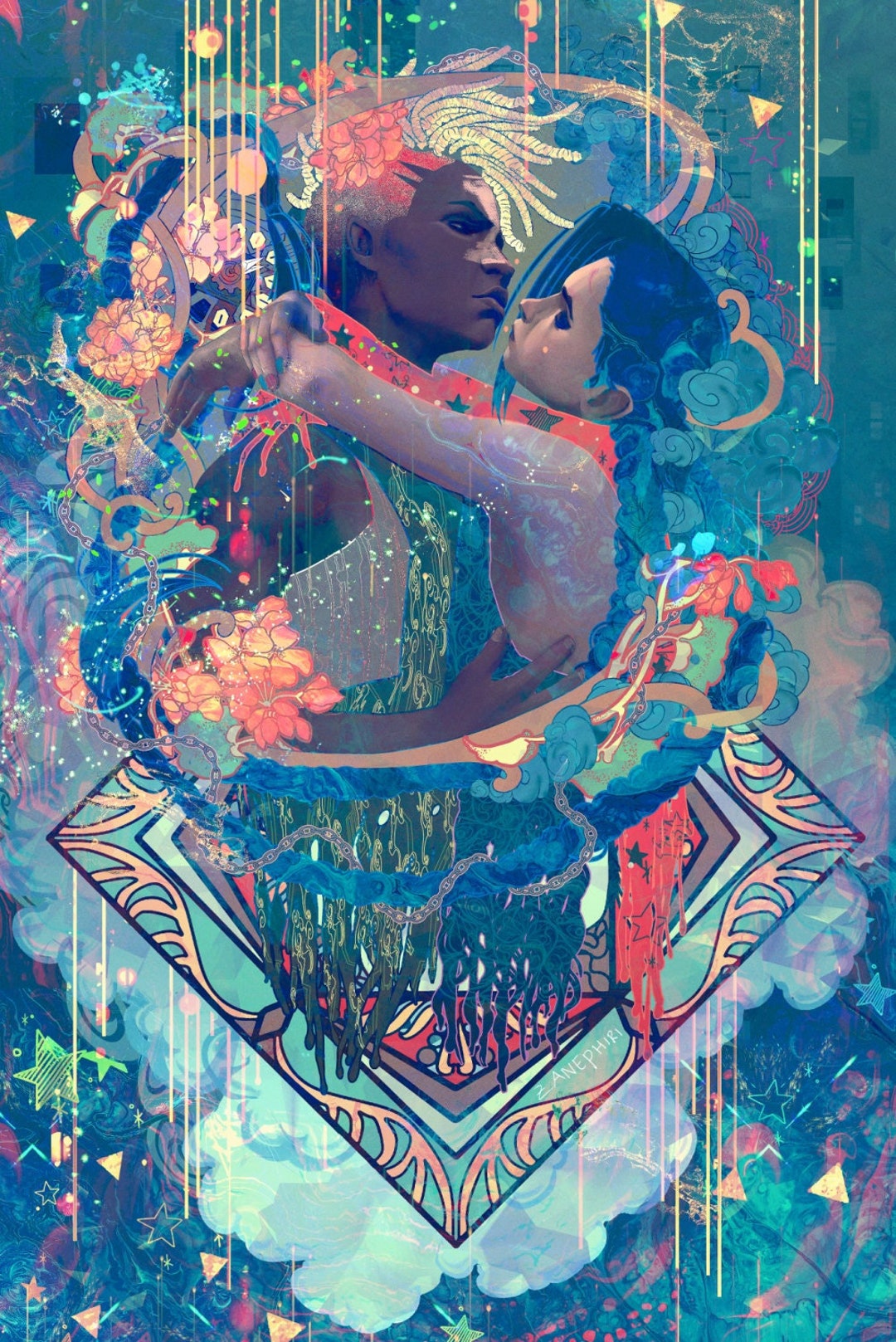 Ekko and Jinx arcane Art Print - Etsy UK
