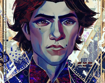 Portrait of Viktor (Arcane) Art Print [30cm x 20.3cm]