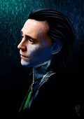 Loki Glossy Art Print [30cm x 20.3cm] product logo