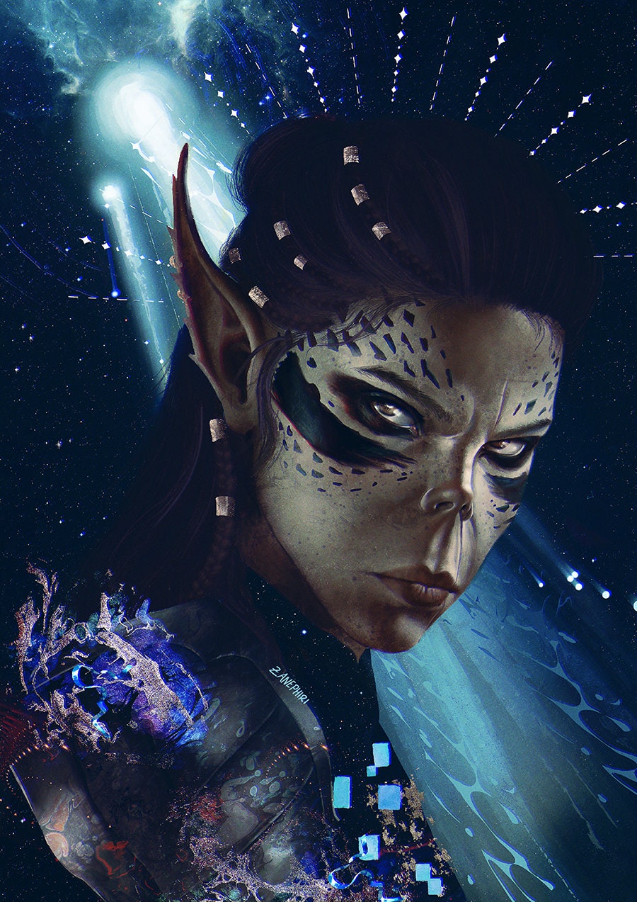 Lae'zel (BG3) Art Print [30cm x 20.3cm]