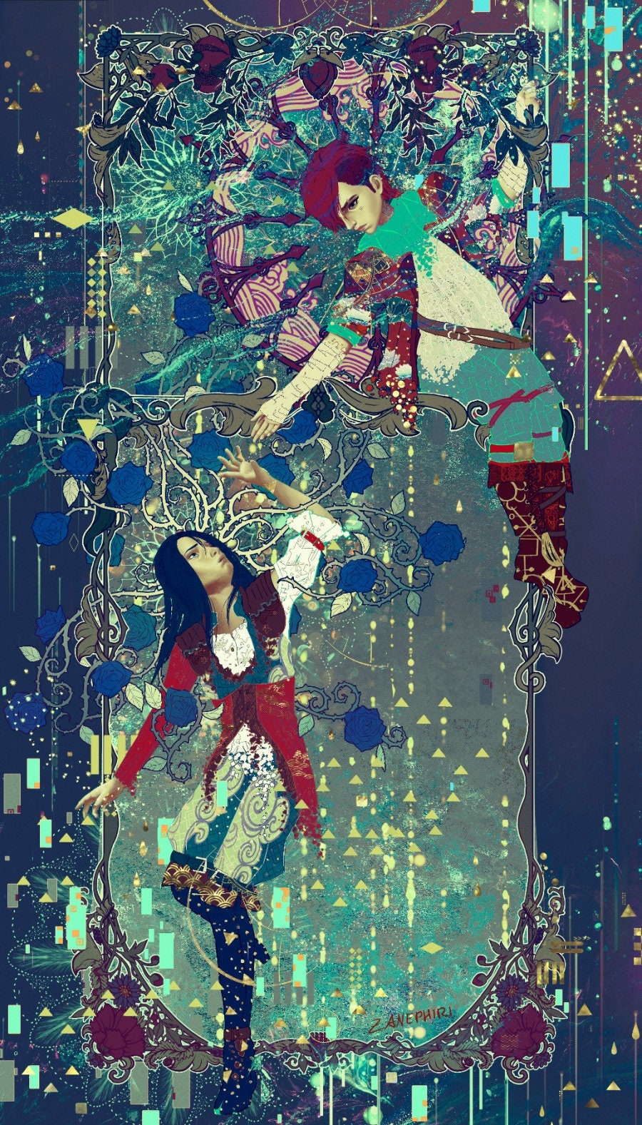 Vi and Caitlyn (Arcane) Art Print [30cm x 18.3cm]
