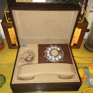 Late 1960s &quot;Chest&quot; landline Rotary Telephone