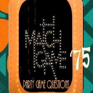 Match Game &#39;75 Party Game Questions digital file As Seen on Dish Network/ Direct TV / Samsung Plus / Buzzr / GSN