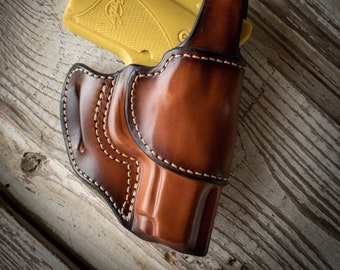 PDF Digital Pattern - Kimber Micro 9 Avenger Thumb Break Style Leather Holster Pattern