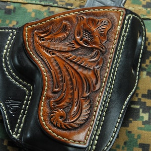 PDF Digital Pattern - Springfield Armory XD-M 3.8&quot; Pancake Style Leather Holster Pattern