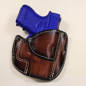 Patrón Digital PDF - Glock 26,27,33 Patrón de funda de cuero estilo panqueque