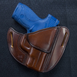 PDF Digital Pattern - Smith Wesson MP Shield 9/40 Pancake Style Leather Holster Pattern