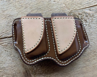 PDF Digital Pattern - Pancake Magazine Pouch - 9mm Single Stack Metal Mags - Double