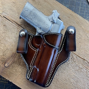 Patrón digital PDF - 1911 - Patrón de funda de cuero estilo IWB2 de 5&quot;