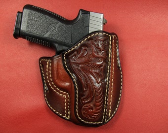 PDF Digital Pattern - Kahr P9 CW9 Pancake Style Leather Holster Pattern