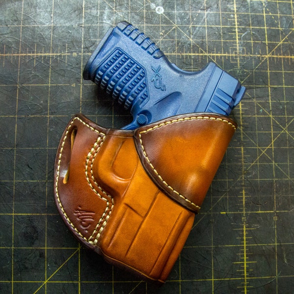 PDF Digital Pattern - Springfield XD-S Avenger Style Leather Holster Pattern