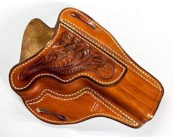 PDF Digital Pattern - Ruger New Model Super Blackhawk 4.62 inch 44 Rem Mag Pancake Style Leather Holster Pattern