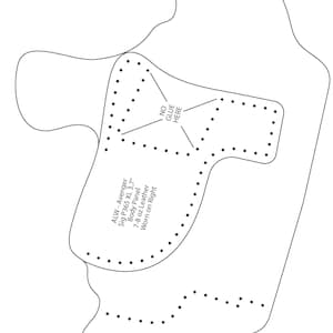 PDF Digitales Schnittmuster - Sig Sauer P 365 XL 3,7&quot; Avenger Style Lederhalfter Schnittmuster