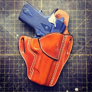 PDF Digital Pattern - 1911 - 4.25&quot; Pancake Style Leather Holster Pattern