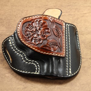 PDF Digital Pattern - Smith Wesson J-Frame 38 Special Pancake Style Leather Holster Pattern