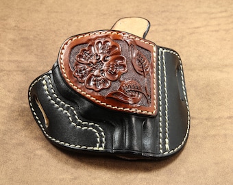 PDF Digital Pattern - Smith Wesson J-Frame 38 Special Pancake Style Leather Holster Pattern