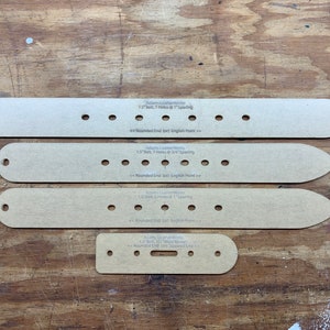 Belt End Acrylic Template