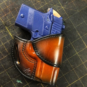 Patrón Digital PDF - Patrón de funda de cuero estilo Vengador Sig P238