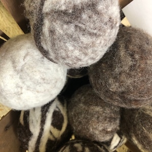 100% wool dryer balls-set of 3