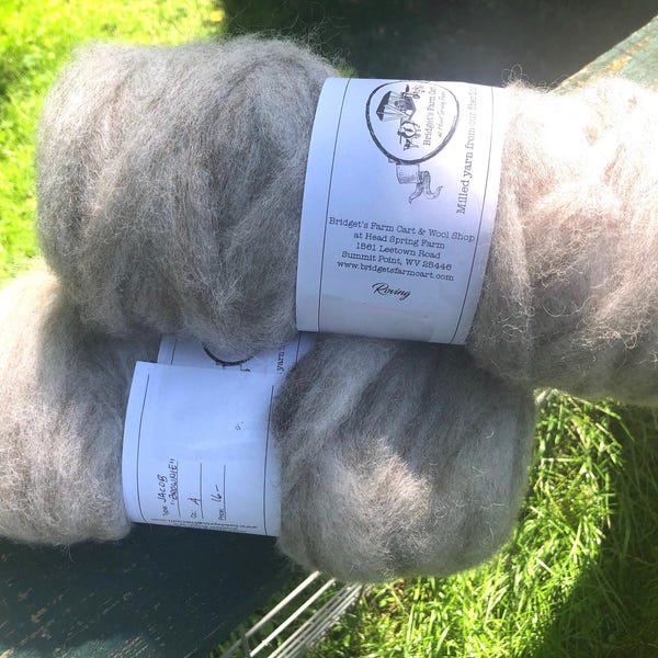 4 oz. Jacob roving Shave 'em to Save 'em passport! SE2SE