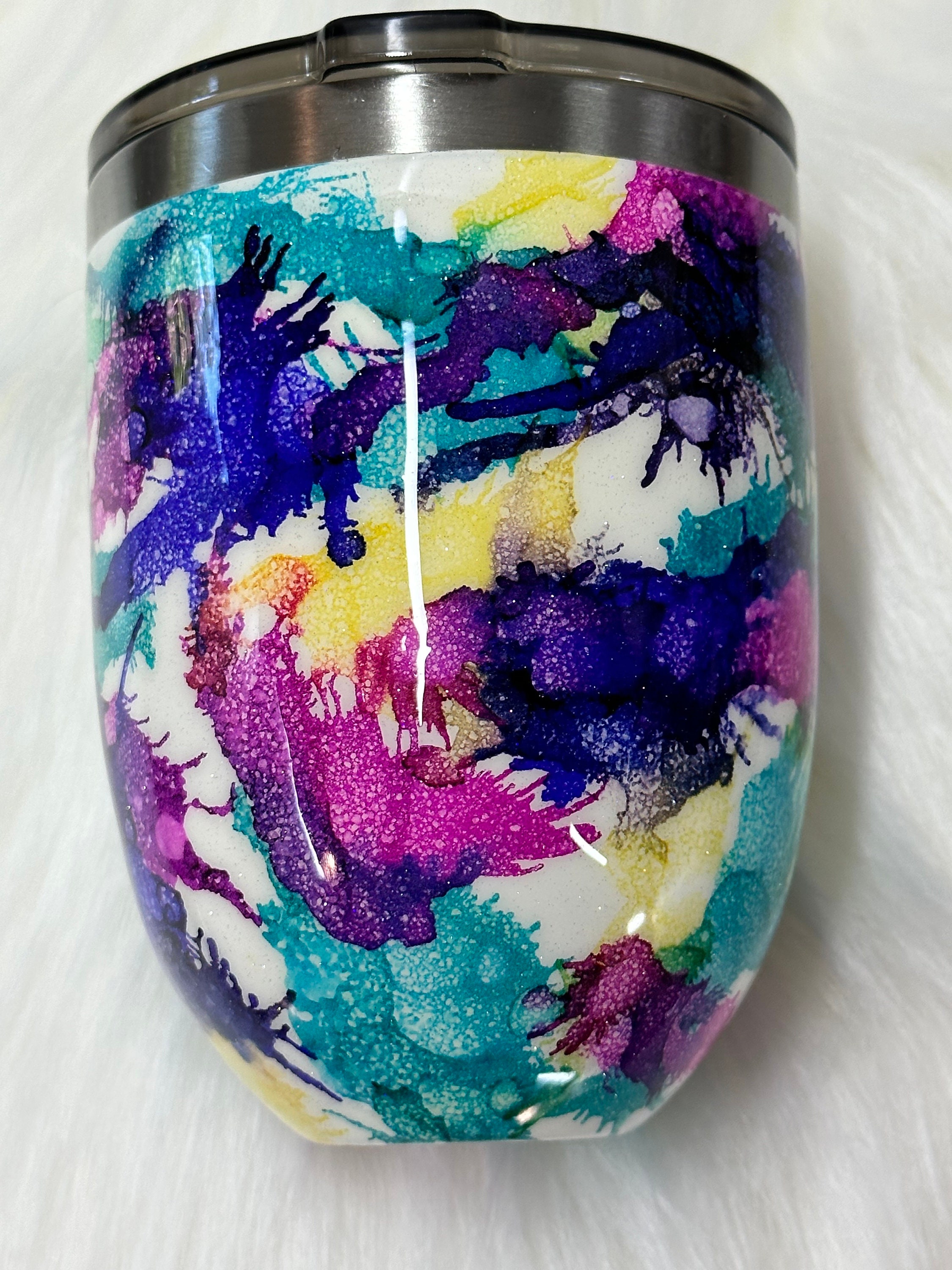 Color Splash Adulting 12 Oz Wine - Etsy
