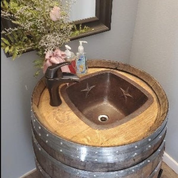 Copper Bar Sink Etsy